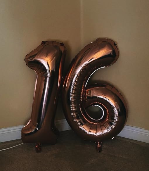 Coffee Brown Number 6 Balloon 40 inch, Birthday Party Balloons Decorations | - Image 5