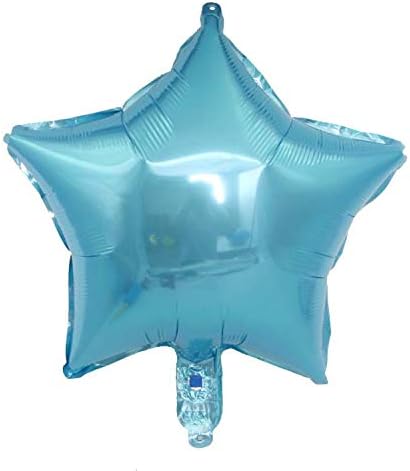 MEETINGU Light Blue Star Shape Foil Balloons 18Inch Light Blue Foil Balloons 10 - Image 6