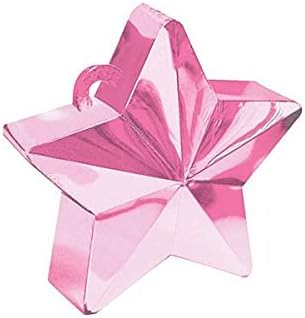 Pink Star Electroplated Balloon Weights - Image 2