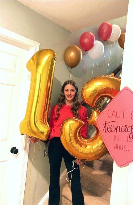 Large 40 Inch Gold 13 31 Number Balloon, 13 31 Gold Birthday Party Decorations - Image 6