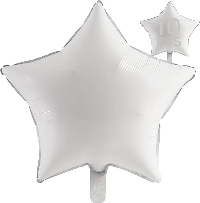 White Star Balloons 18 Inch by VHUWE