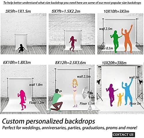 MEHOFOND 8x6ft Mr and Mrs Custom Backdrop - Image 3