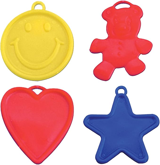 PMU 8-gram Plastic Balloon Weights Primary Assorted Pkg/5 by PMU