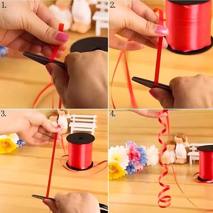 ZOOYOO 500 Yards White Crimped Curling Ribbon Balloon String Roll Balloon - Image 5