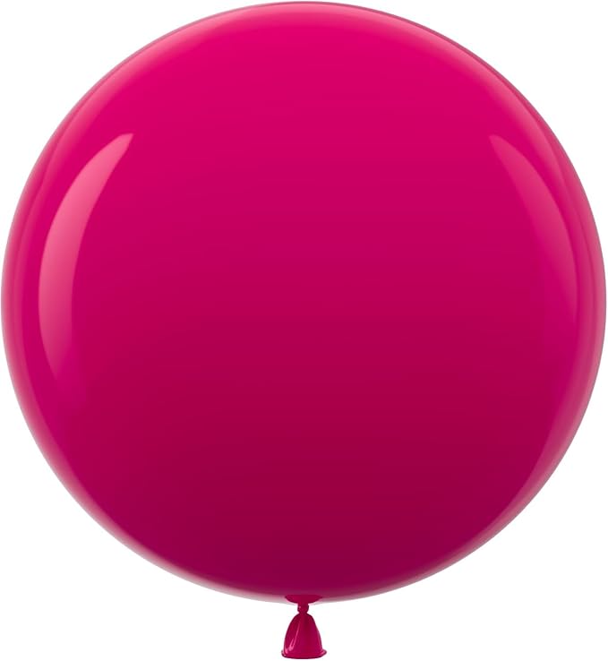 Hot Pink Balloons 36 Inch by BAIBAOXIANG