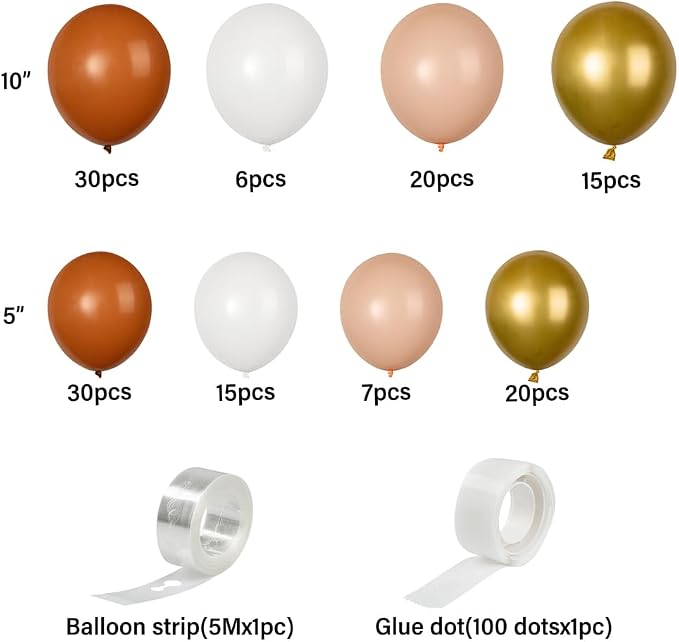Restaurantware-Balloonify Balloon Garland Set, 1 Party Decoration Kit - Image 9