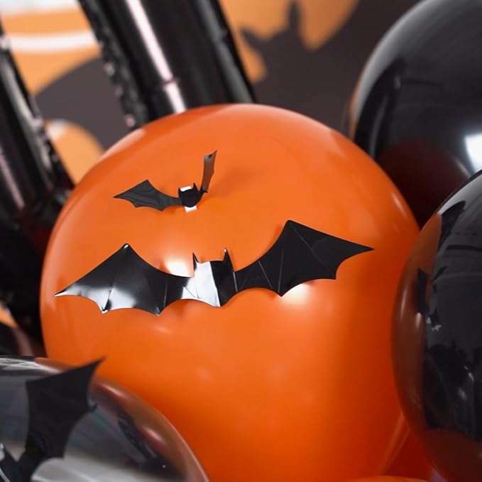 Halloween Balloon Arch Garland Kit, Boo Spider Bat Pumpkin Cat Pumpkin Spider - Image 7