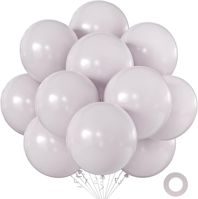 18 Inch Blush Off-White Balloons, Baby Shower, Birthday Party and Event by KALOR