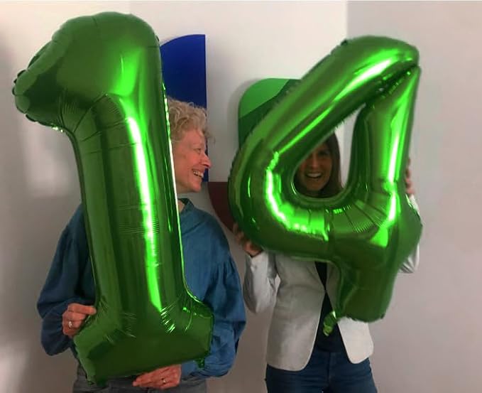 Green Number 10 Balloon 40 Inch - Image 7