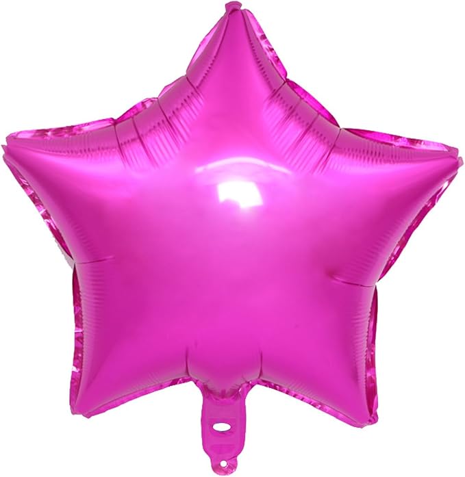 MEETINGU Star Balloons, 18 Inch Rose Mylar Star Foil Balloons - Image 7
