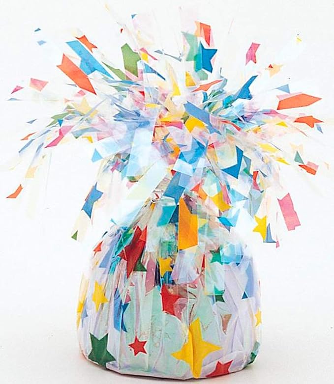 Elegant Stars Foil Balloon Weight 1 Count, Adorable Decor Essential by Unique