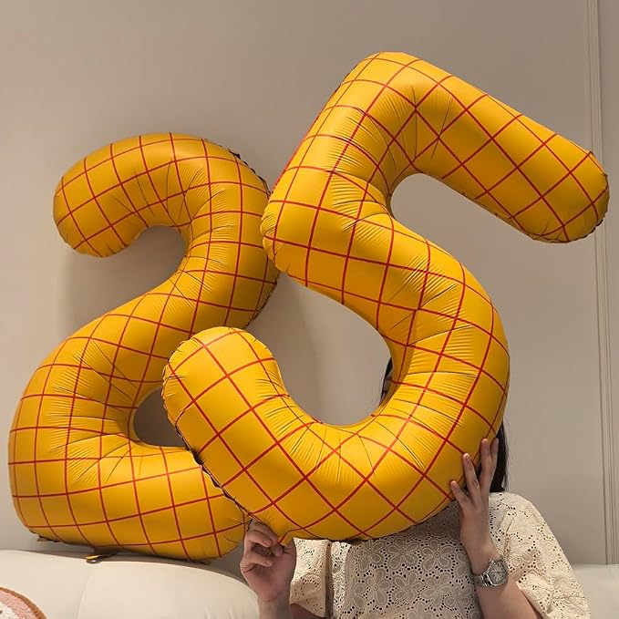 40 In Matte Yellow Number 2 Balloons Helium Foil Mylar Balloon Digital 2 | The - Image 5
