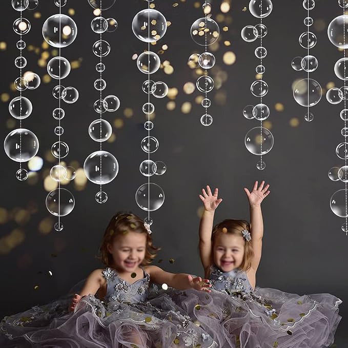 Transparent Bubble Garlands Party Streamers Mermaid Party Decoration, Hanging - Image 5