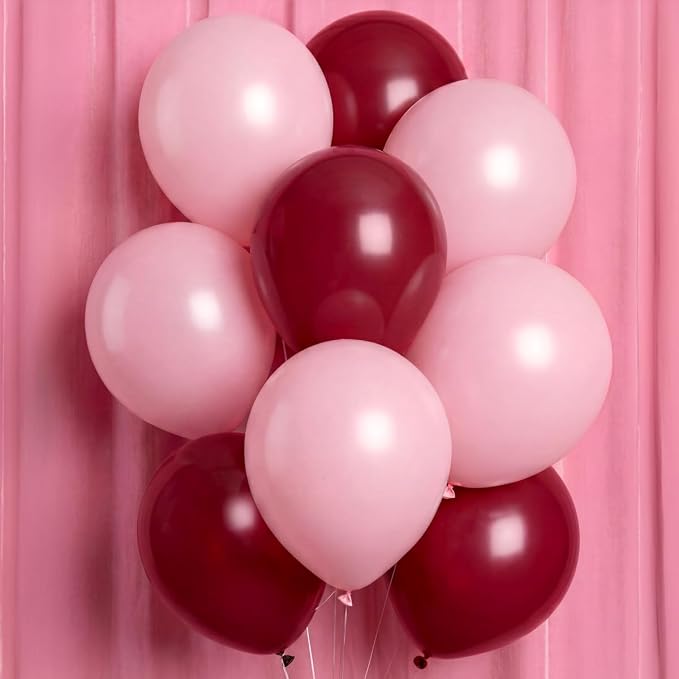 xo, Fetti Burgundy + Pink Balloon Pack - Image 6