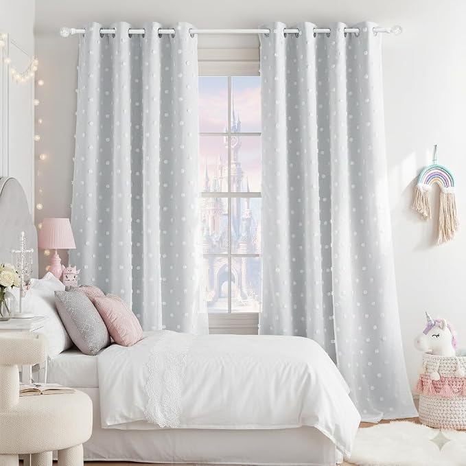 PONY DANCE White Curtains for Living Room 96 Inches Long, 52W x 96L | Thermal - Image 7