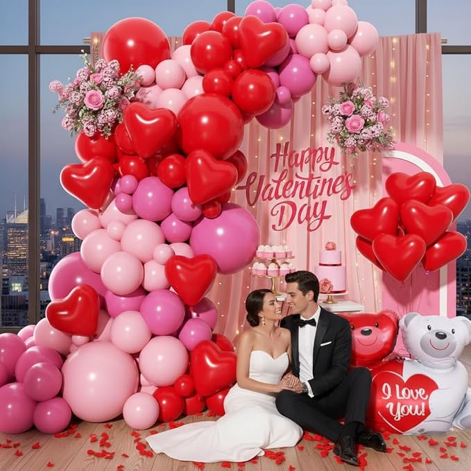 Valentines Day Balloons Garland Arch Kit - Image 7