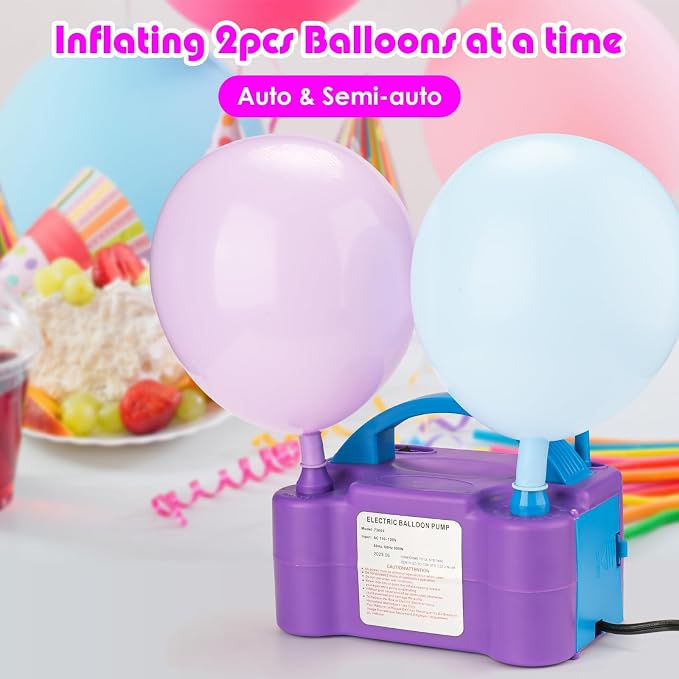 Balloon Pump Electric with Dual Nozzles & Tying Tool - Image 8