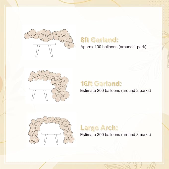 White and Gold Balloon Garland Arch Kit 132Pcs Metallic gold Ivory white Cream - Image 7