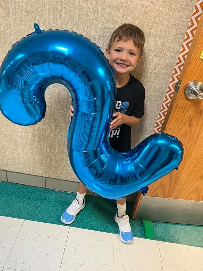 Navy Blue Number 18 Balloon 40 Inch - Image 7