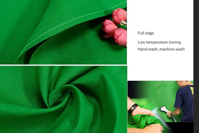 Green Screen Backdrop 8x10ft Photo Backdrop Chromakey Muslin Portrait Green - Image 5