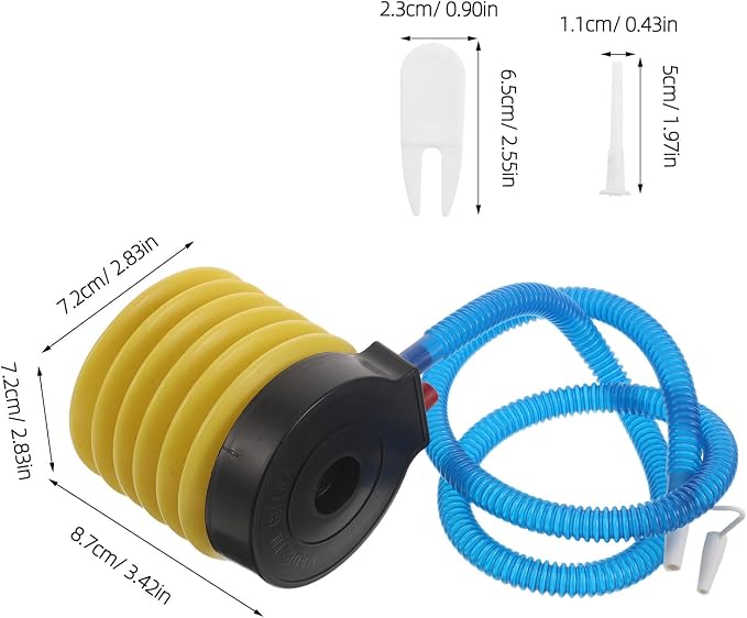 1Set Yoga Ball Pump: Manual Hand Foot Press Inflator - Image 9