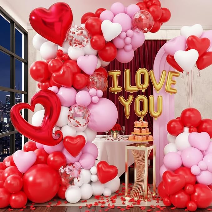 Valentine's Day Balloon Arch Kit - Image 6