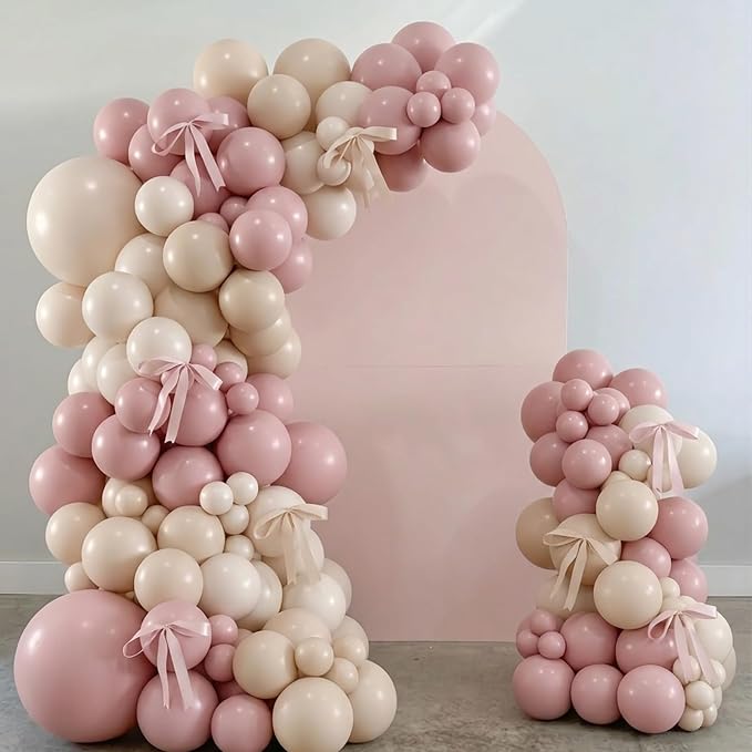 Dusty Pink Balloon Arch Kit for Wedding Baby Shower Birthday Decorations | - Image 6