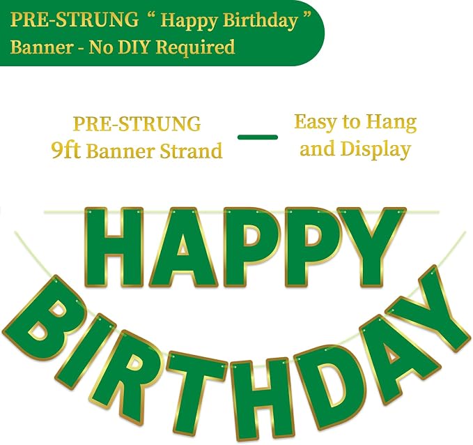 Pre-Strung Happy Birthday Banner - Image 8