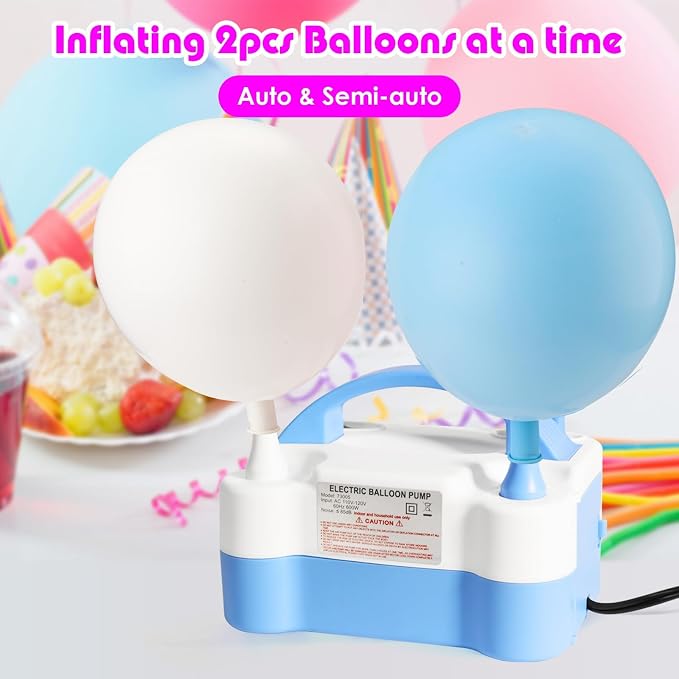 Balloon Pump Electric with Dual Nozzles & Tying Tool - Image 8