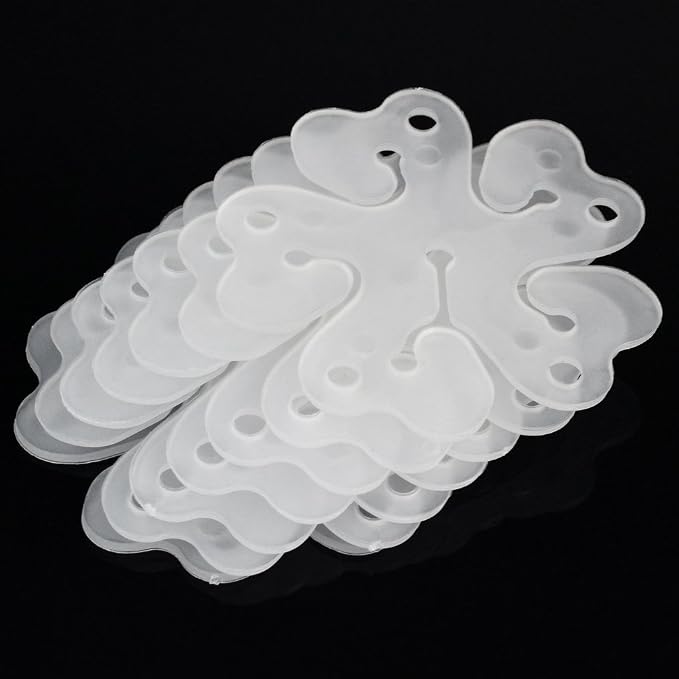 baotongle 50 pcs Portable Flower Shape Balloon Clips Holder - Image 8