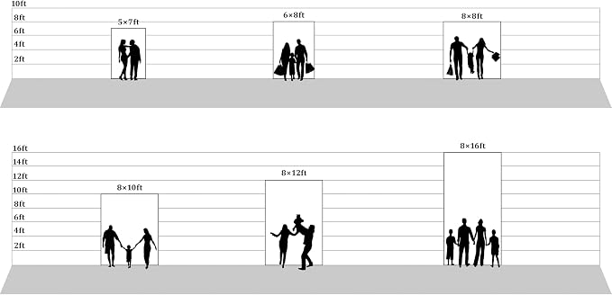 UrcTepics 8×12 ft Denim Blue Fabric Photo Backdrops, Classic Abstract Texture - Image 9
