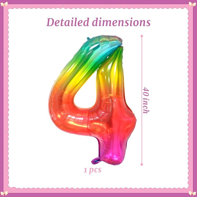 40 Inch Jelly Number 4 Balloon Suitable - Image 2