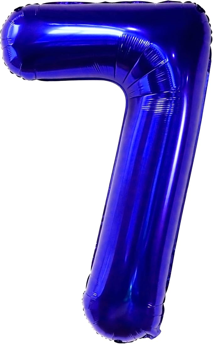 KatchOn, Giant Dark Blue Number 7 Balloon - Image 9