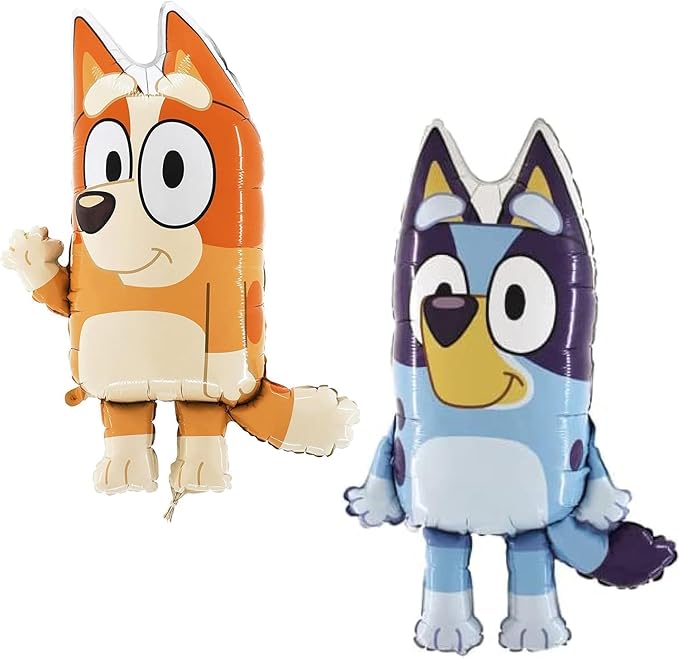 Toyland® Pack Of 2-32 Inch Bluey Balloons - Image 2