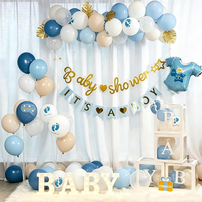 Dusty Blue Balloons 50pcs 12inch - Image 7