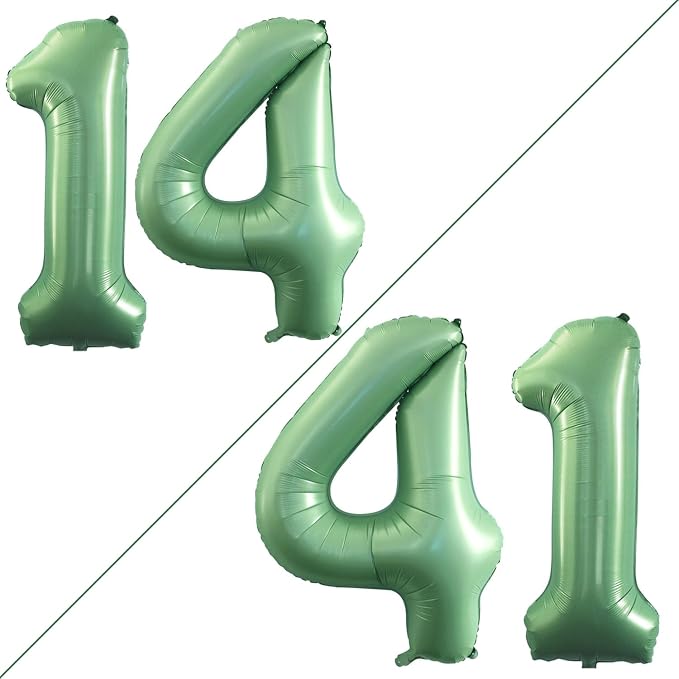 Number 14 Balloons for 14th Birthday Sweet 14 Party Decorations, 42 Inch Jumbo by GOER