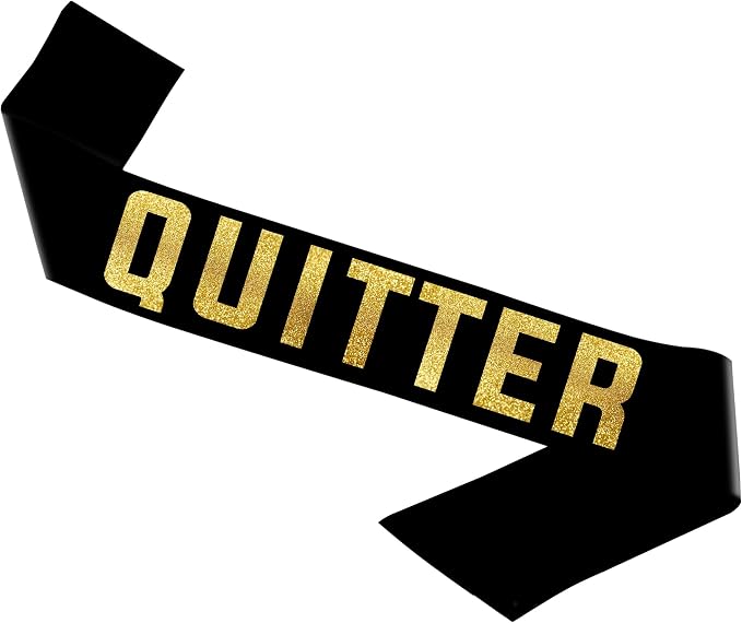 Sterling James Co. Quitter Retirement Party Sash - Image 9
