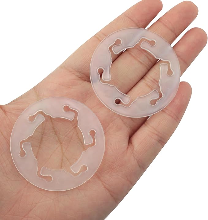 100PCS Plastic Round Balloon Clips Arch Ribbon Buckles - Image 4