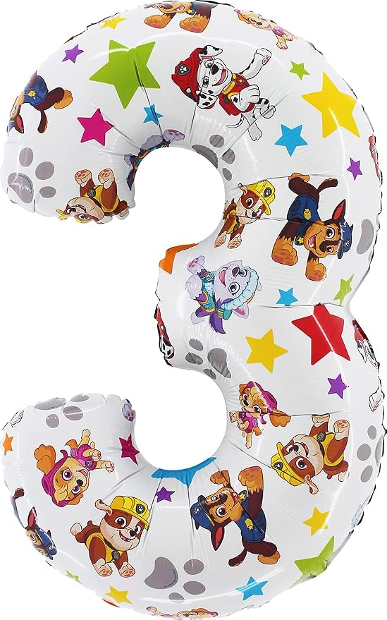 Toyland® 26 Inch Paw Patrol Number Foil Balloon by Toyland