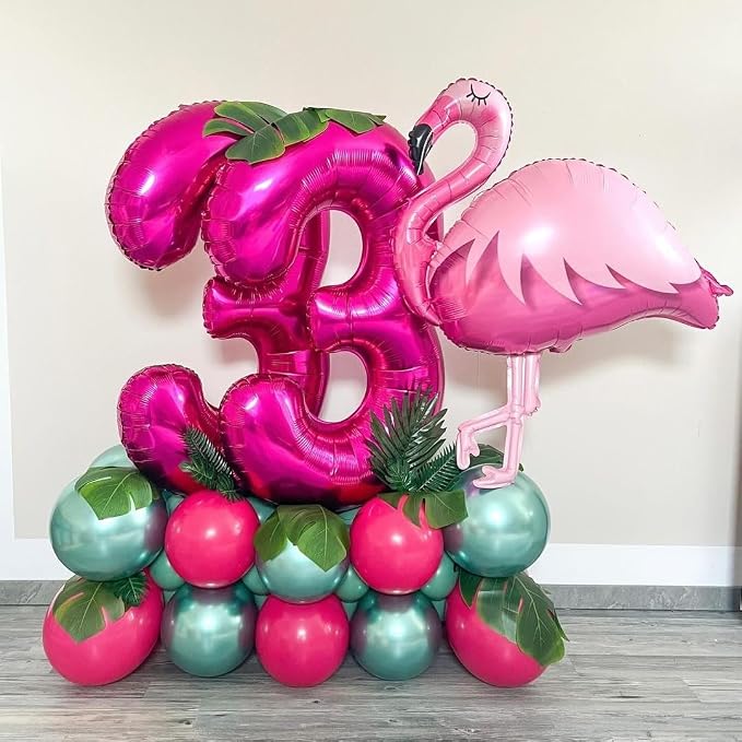0 Balloon Number Hot Pink 0 Birthday Balloon 40 inch Foil Mylar Large 0 Balloon - Image 6