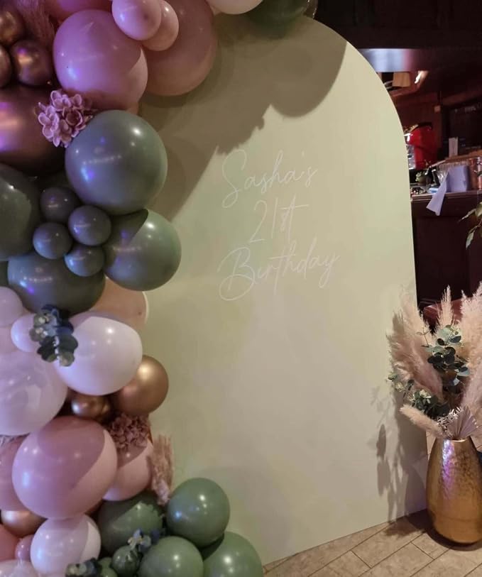 152Pcs Pink and Green Balloon Garland Arch Kit - Image 6