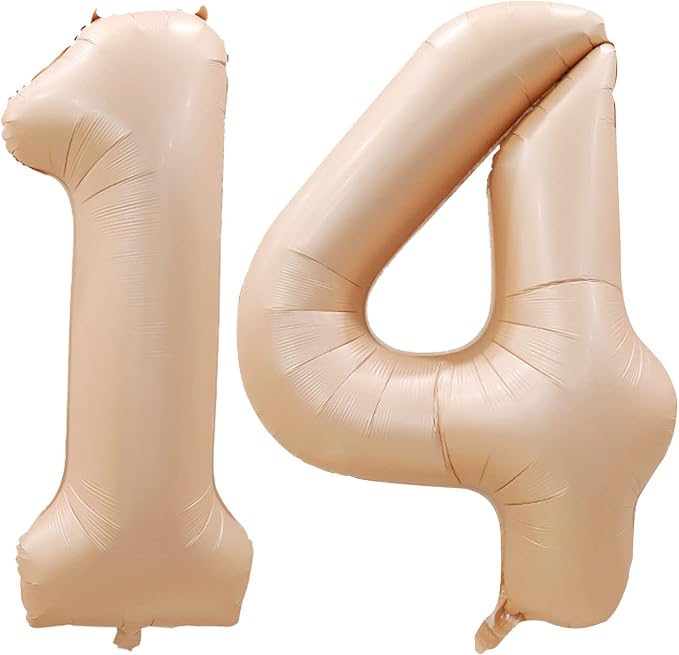 Number 14 Balloons for 14th Birthday Sweet 14 Party Decorations, 42 Inch Jumbo - Image 2