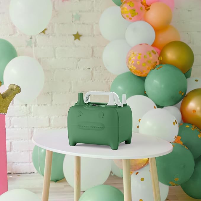 OWill Balloon Pump Electric, Portable Dual Nozzle Balloons Air Pump Electric - Image 7