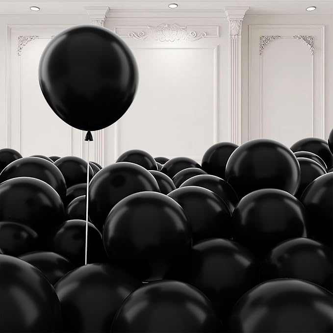 125pcs Black Balloons 5 Inch Small Balloons - Image 7