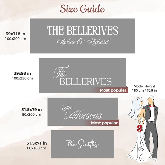 Personalized Sheer Tulle Wedding Welcome Sign Banner - Image 8