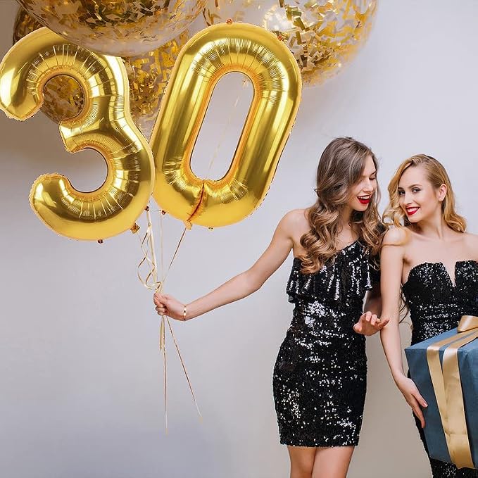 40 Inch Number Balloons 0-9 Rainbow Gradient Large Number 23 Balloons, Digital - Image 9