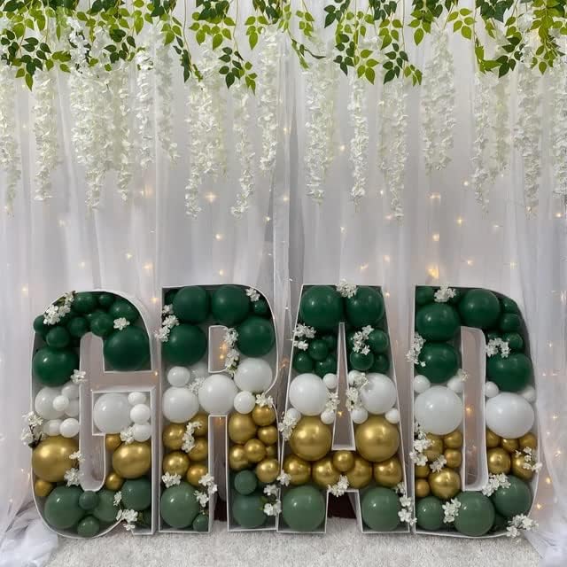 3FT Tall Mosaic Balloon Frame Letters Big Marquee Light Up Letters DIY Kit - Image 7