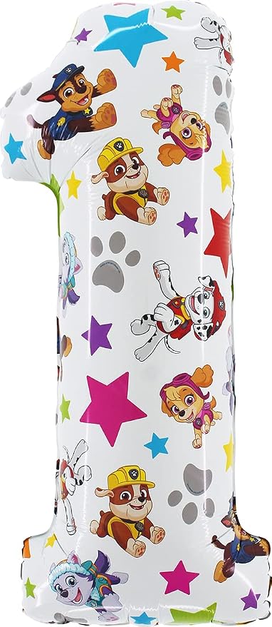 Toyland® 26 Inch Paw Patrol Number Foil Balloon by Toyland