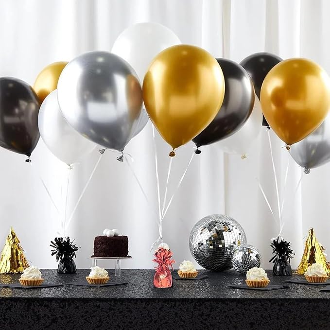 Elegant Rose Gold Foil Balloon Weight 1 Count, Dazzling Decor Essential - Image 5