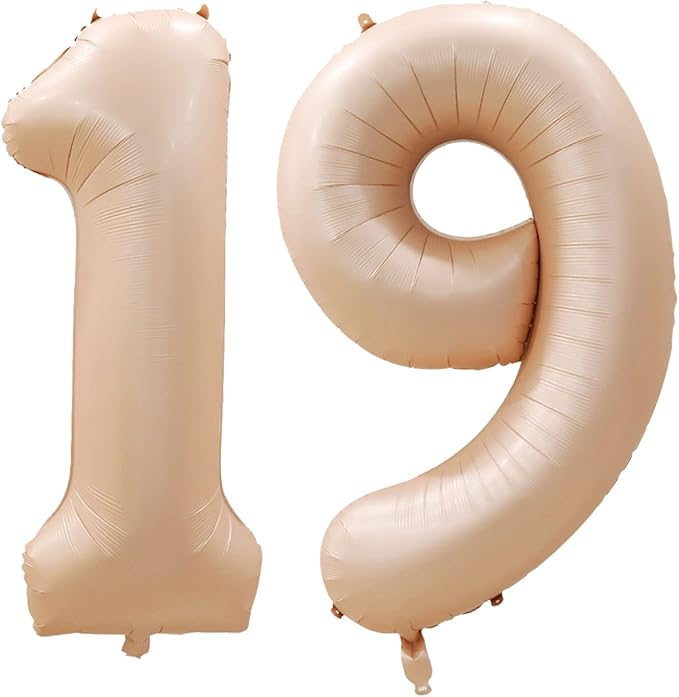 Number 19 Balloons for 19th Birthday Sweet 19 Party Decorations, 42 Inch Jumbo - Image 2
